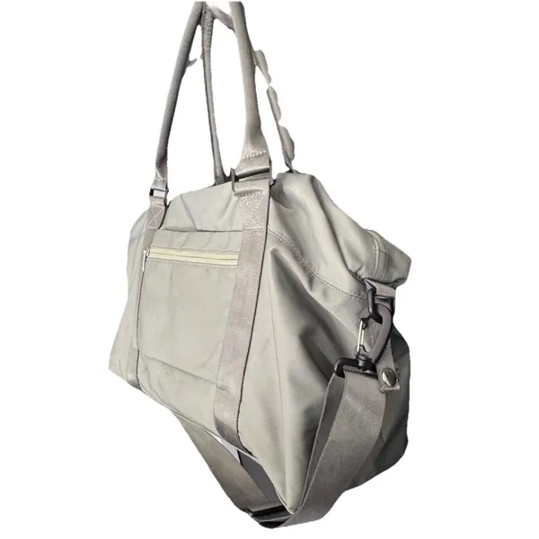 Weekender Travel Bag Duffel Carry On Luggage Trolley Sleeve Wet Dry Gray Green - Image 8