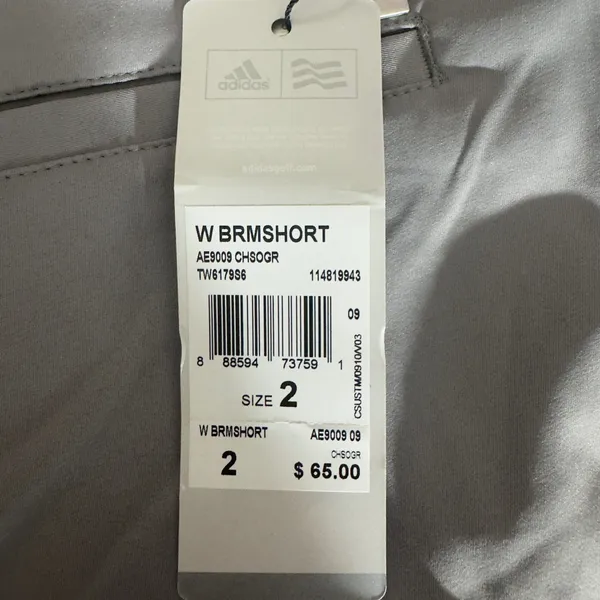 3128 | NWT Adidas Golf Performance Bermuda Shorts Grey Womens 2 AE9009 - Image 5