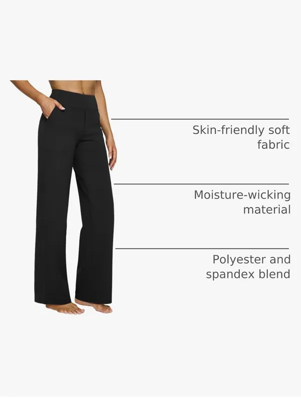 Amazon Wide-Leg Black Versatile Pants - Image 8