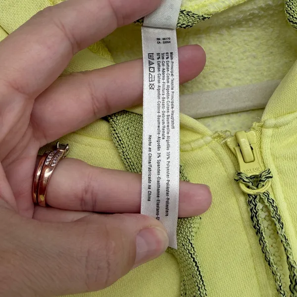 FP Movement Free People‎ Womens Yellow Half Zip Hoodie Sweatshirt Size XS - Image 8