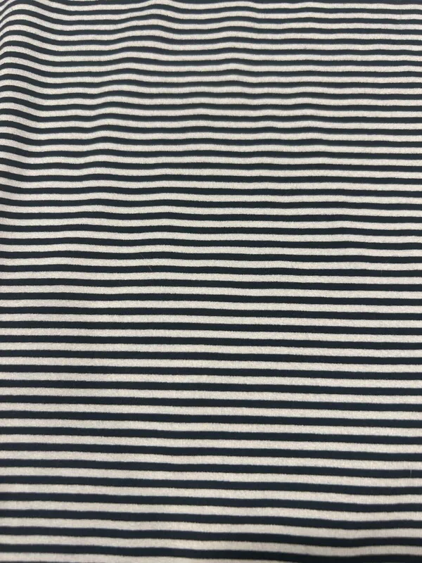 Black & White Striped Lounge Pants size medium - Image 3