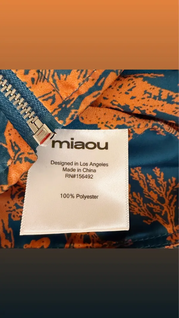 MIAOU | Corset Top in Marmalade Toile size Medium NWT - Image 7