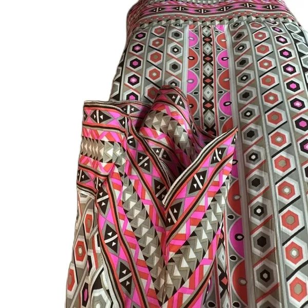 Alice & Trixie Geometric Silk Print Dress‎ Size Medium - Image 5