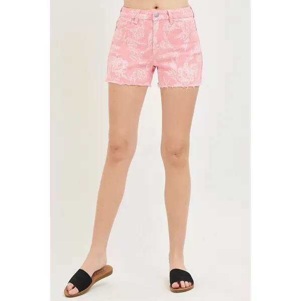 RISEN‎ High Rise Printed Shorts - Image 5