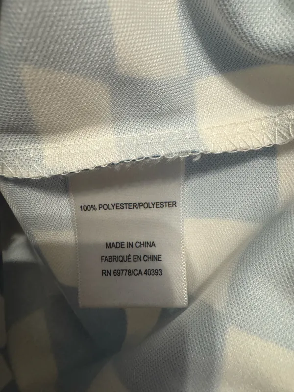 MELODY EHSANI Womens Track Jacket In Checked Blue Size Small - Image 6