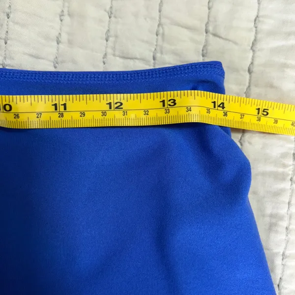 Nike Royal Blue Dri-Fit Skort with Lime Logo Size Small‎ EUC - Image 4