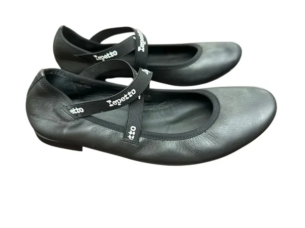 Repetto Joana Mary. Leather Ballerina Shoes size 381/2 - Image 2