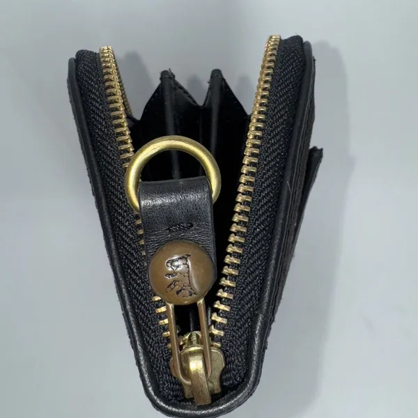 RARE NEW Y2K Original Juicy Couture Black Velour Scottie Dog Long Wallet 8" NWOT - Image 3