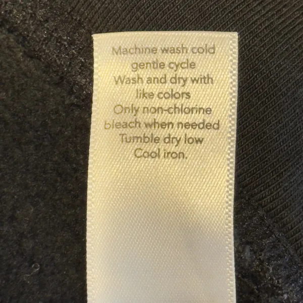 497 | Athleta Sundown Relaxed ‎ Black Fleece Lined Pullover Hoodie Womens Large - Image 7