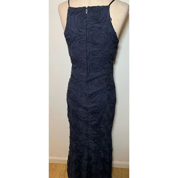 Long blue fancy dress size small - Image 3