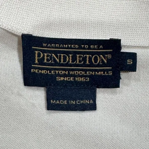 Pendleton Ivory Silk Blend Button Up Cardigan Sweater Women’s Small - Image 2