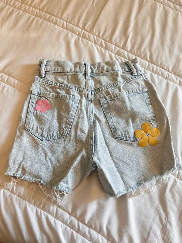 PacSun Jean Shorts High-Rise Light Wash - Image 7