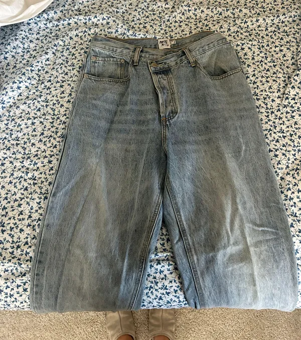 Princess Polly Crossover Jeans - Image 3