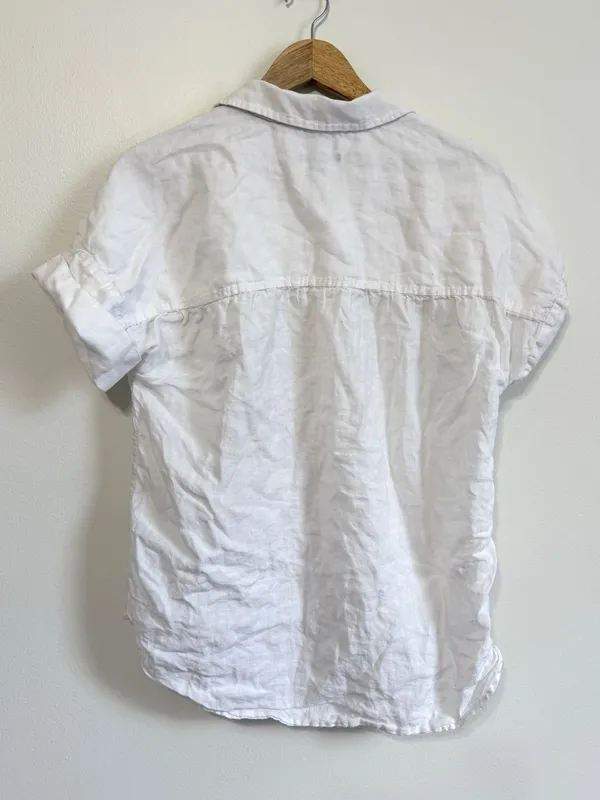J CREW Irish Linen Baird McNutt Irish Button Up shirt Size Small AY665 - Image 5