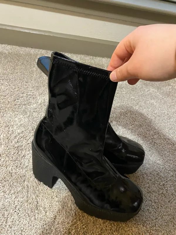 Black Sock Boots ASOS - Image 2