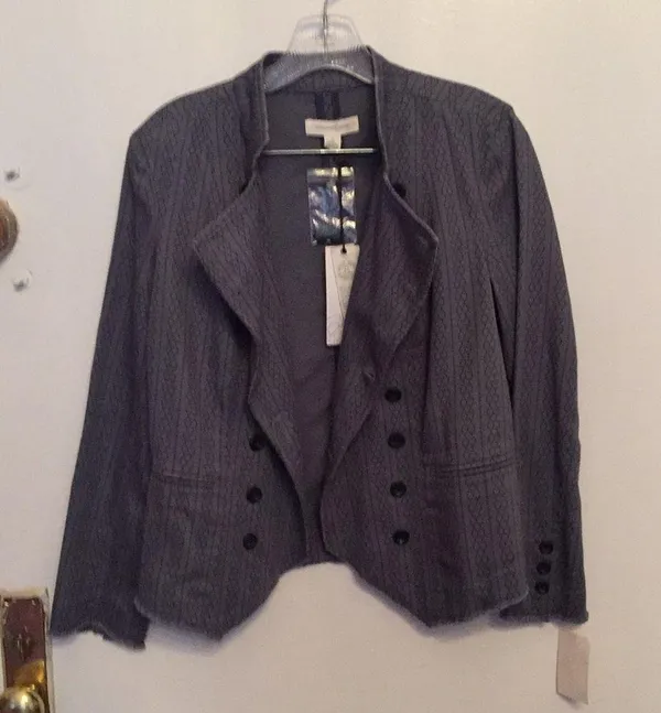 deconstructed double breasted jacket M - Image 2