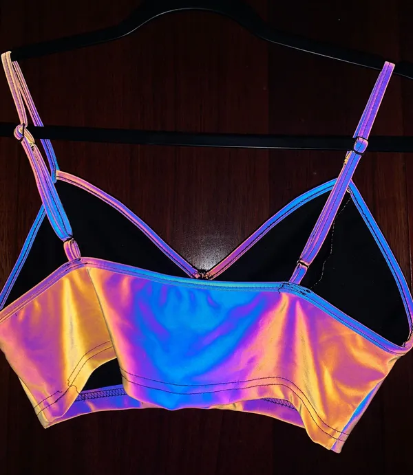 Reflective Crop Top Size M - Image 4
