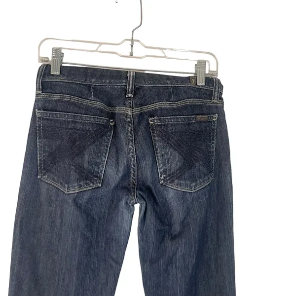 7 For All Mankind Y2k Women's Size 27 Flynt Lowrise Straight‎ Jeans - Image 2