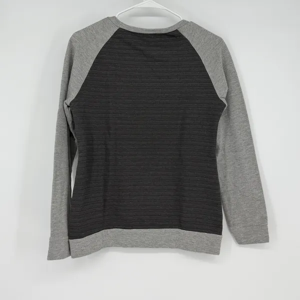 NFL Las‎ Vegas Raiders Womens Small Raglan Sweatshirt Gray Team Apparel S - Image 2