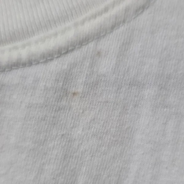 Vintage White Embroidered Costa Rica Cropped Tee - Image 5