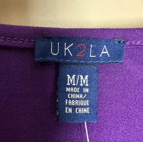 Uk2la CLEARANCE! Purple Boutique Cinch Front Crop Top Size M NWT 2 - Image 5