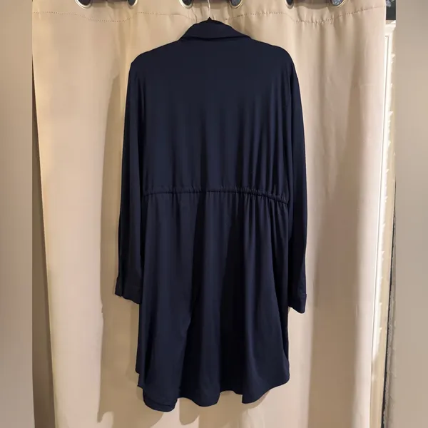 Women’s Kojooin Blue Dress with Ties - Image 2