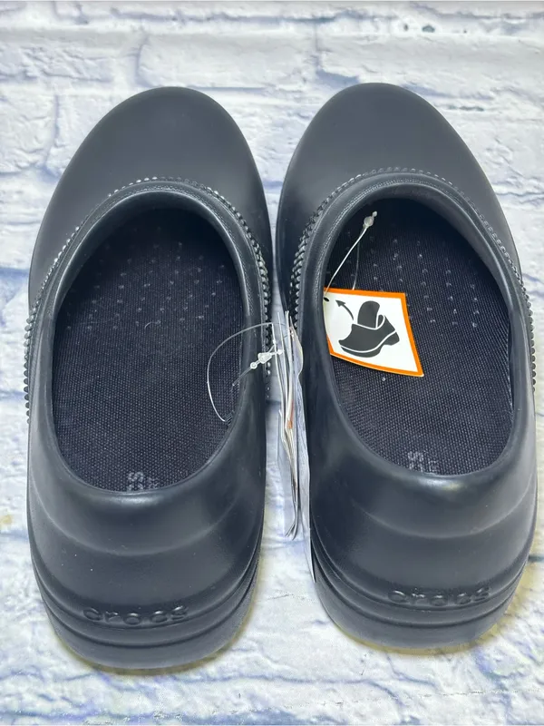 Crocs Women's Work Neria Pro II Clog Black Embellished Slip Resident Size 10 - Image 8