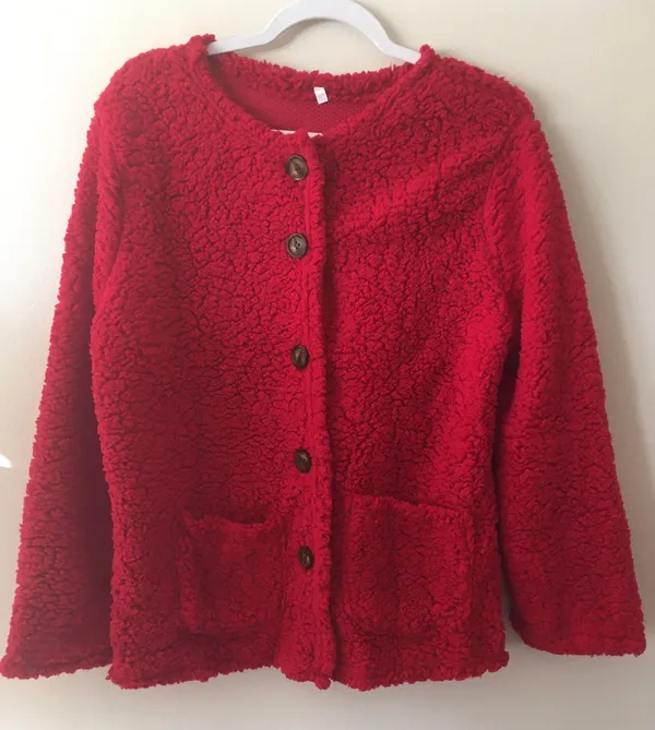Red Sweater/Cardigan, XXL - Image 3