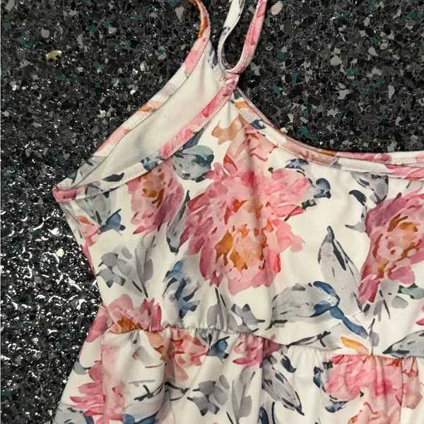 Women’s Large Floral Romper Jumpsuit - Image 3