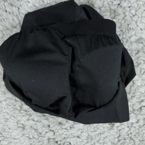 Lululemon Mesh Panelled Training Shelf Tank Top Size 8 Black Lined - Image 6