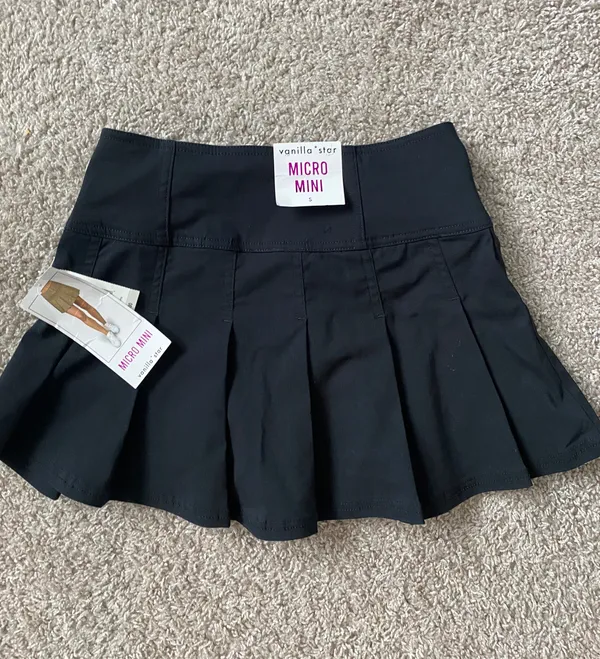 Micro Mini Skirt Black - Image 2