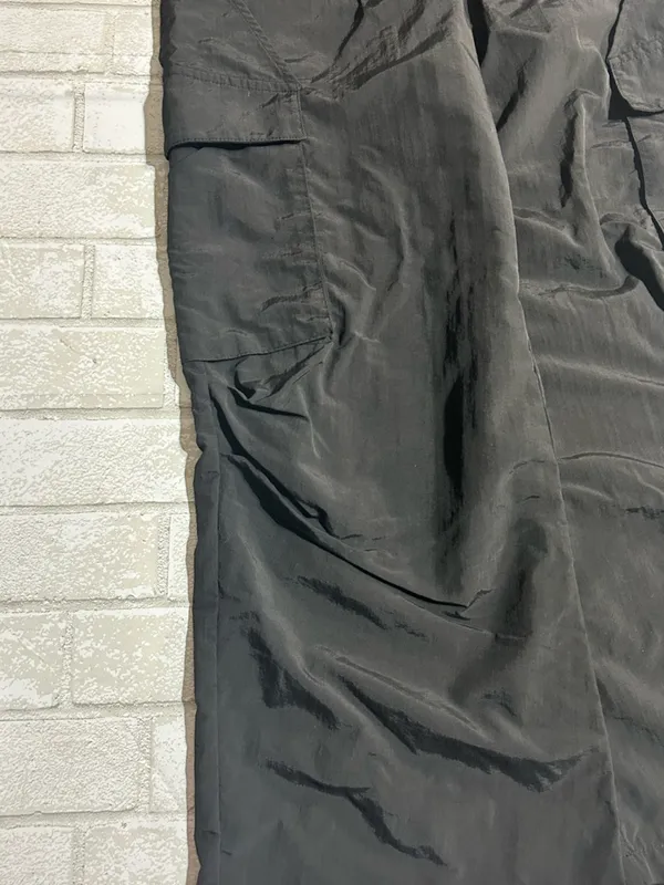 HALARA Black Wide-Leg Cargo Pants - Image 9