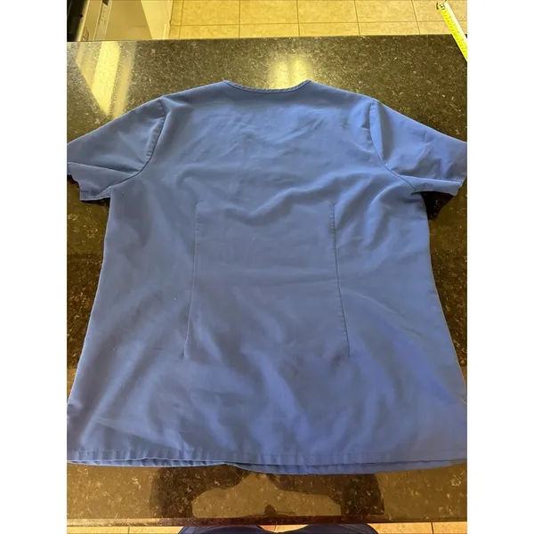 figs casma three-pocket scrub top Women's Sz 2XL Blue 3453 XXL Nurse Doctor READ - Image 7