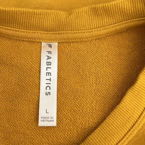 Fabletics‎ women’s large Cassie short sleeve sweatshirt - Image 6