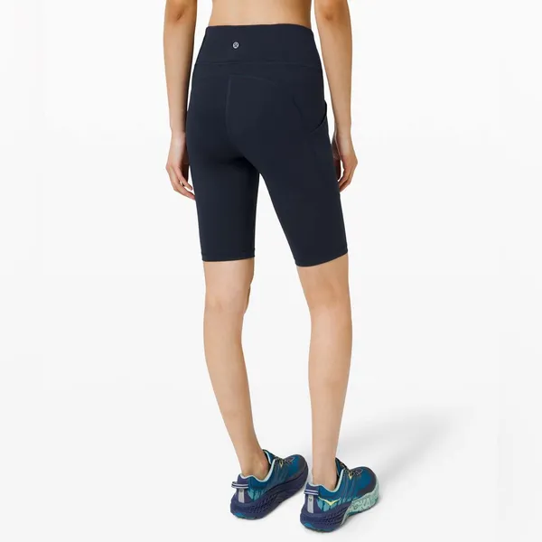 Lululemon Invigorate High-Rise Short 10" in True Navy Blue Size 4 Biker Short - Image 2