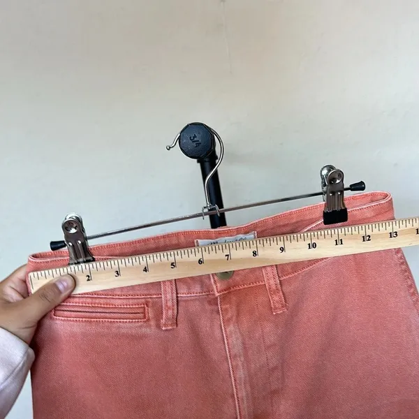 Madewell Slim Emmett Wide-Leg Crop Pants in Sweet Dahlia Size 25‎ - Image 8