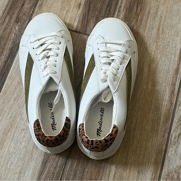 Madewell white leather sneakers - Image 2