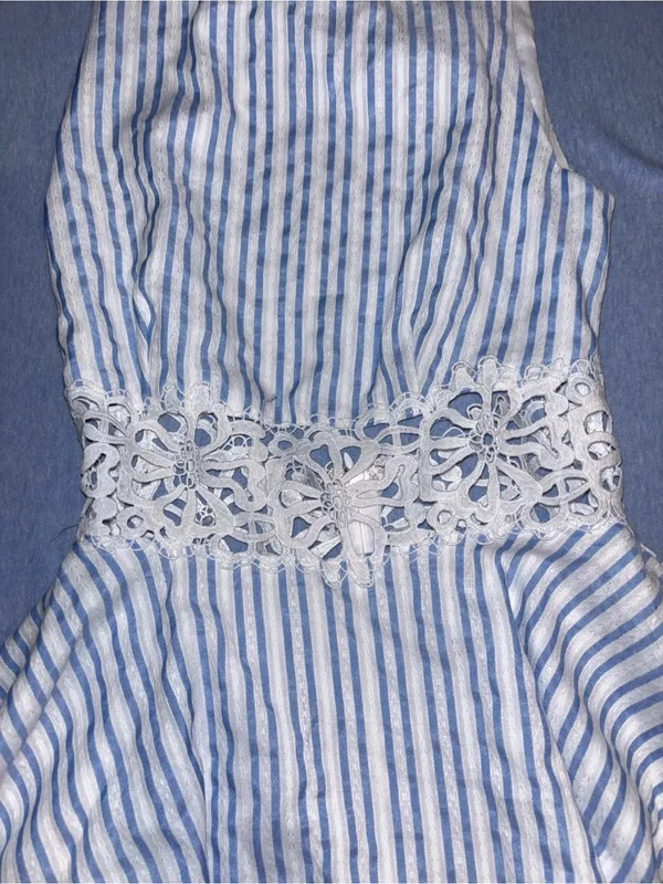 Altar’d State Loueanna Striped Eyelet Dress - Image 2