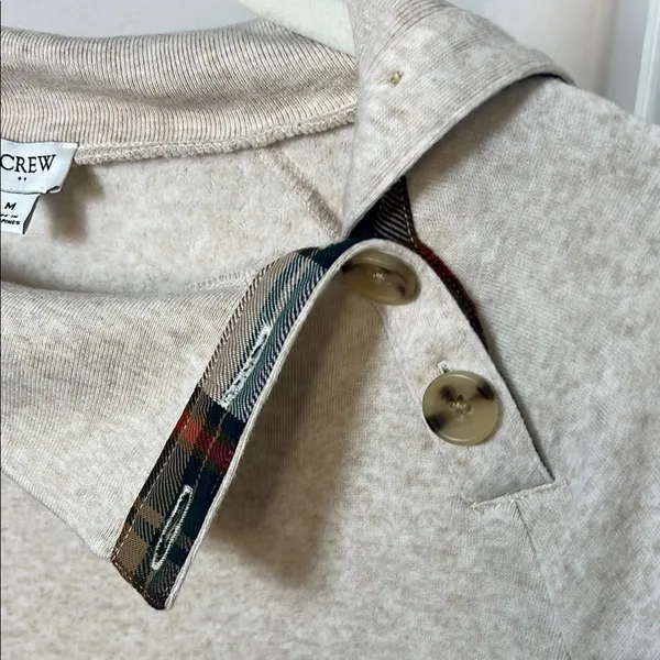 J. Crew Cream Cowl Neck Sweater with‎ Relaxed Fit - Image 3