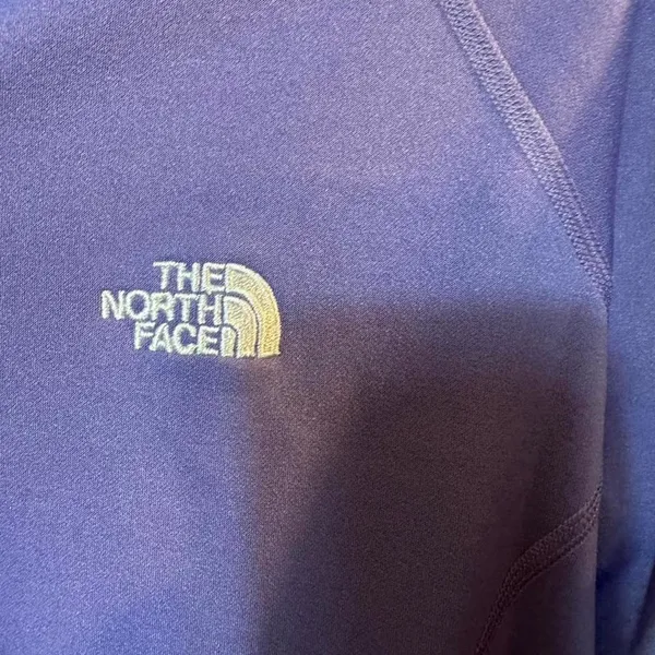S285. The North Face purple quarter zip sweatshirt - Image 2