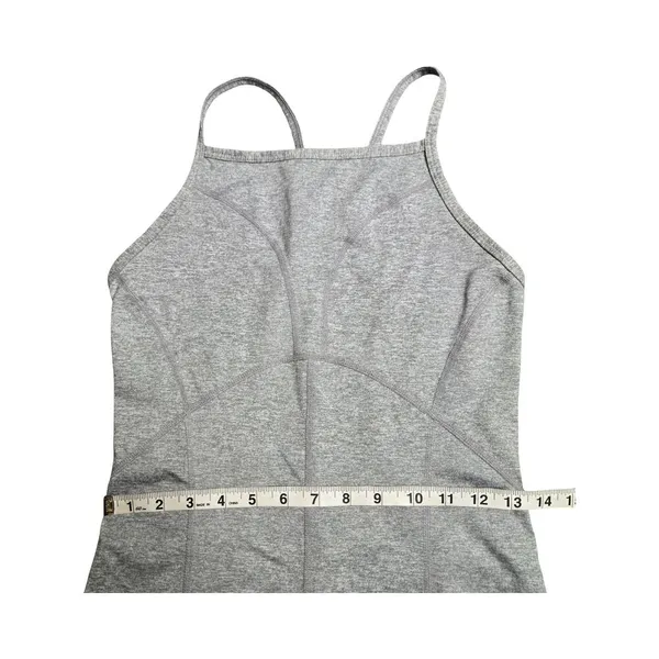 Free People Side To‎ Side Performance Gray Jumpsuit Size: M - Image 5