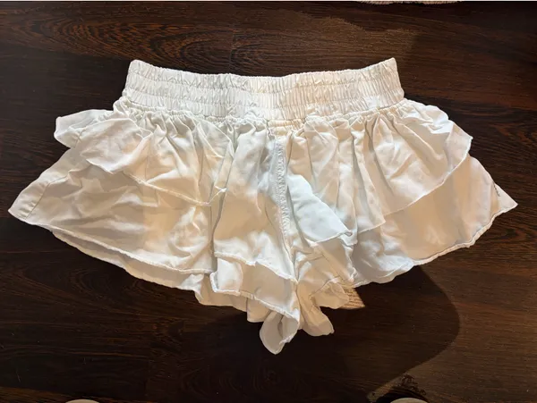 Free People Ruffle Shorts - Image 2