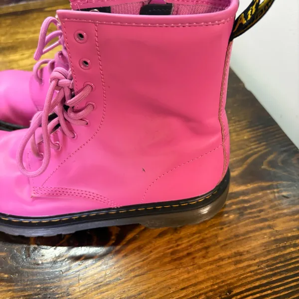 Doc‎ Martens Pink Boots Size 6 - Image 6