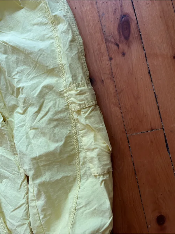 Free People FP Movement by Free People Mesmerize Me Cargo Pants, Yellow medium - Image 3