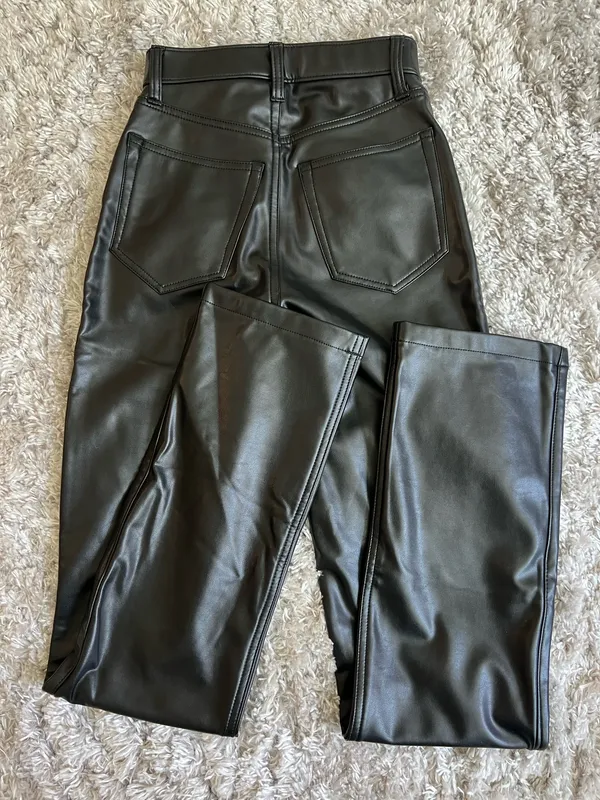 Abercrombie and fitch leather jeans - Image 2