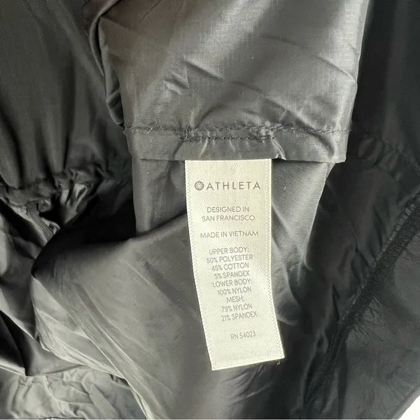 Athleta Windy‎ Point Hoodie Full Zip Front Layered Athleisure - Image 12
