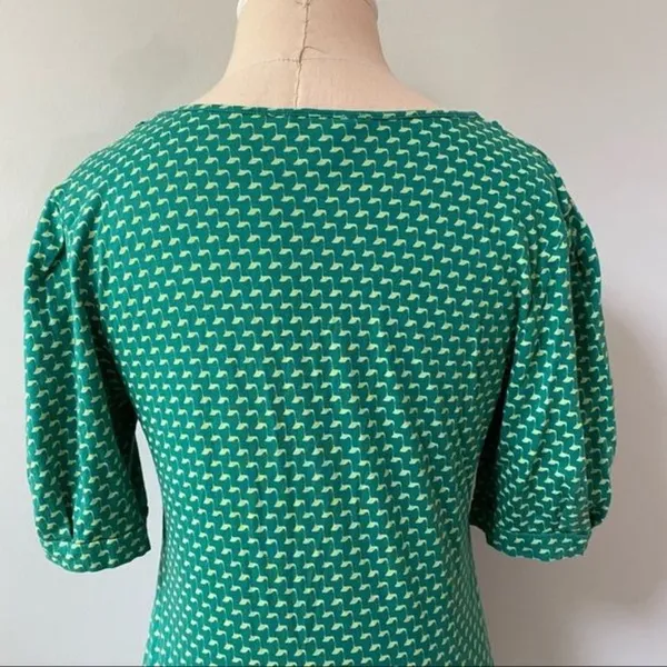 Banana Republic Ruffle Front Green Blouse - Image 7