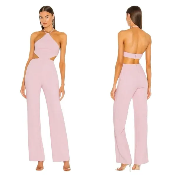 $188 Revolve NBD Ronan Jumpsuit in Rose Pink XS - Image 2