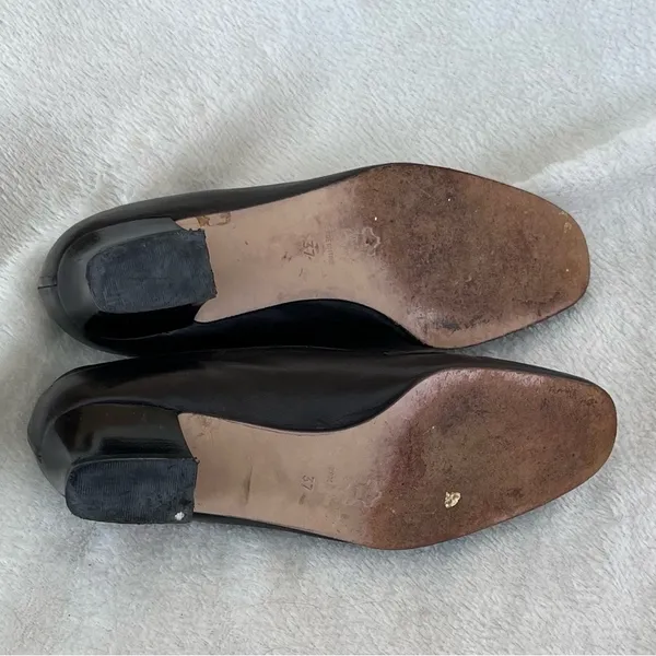 Vintage Scholl Heeled Loafers Size 6.5 - Image 5