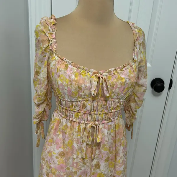 For Love & Lemons Eden Midi Dress - Image 8